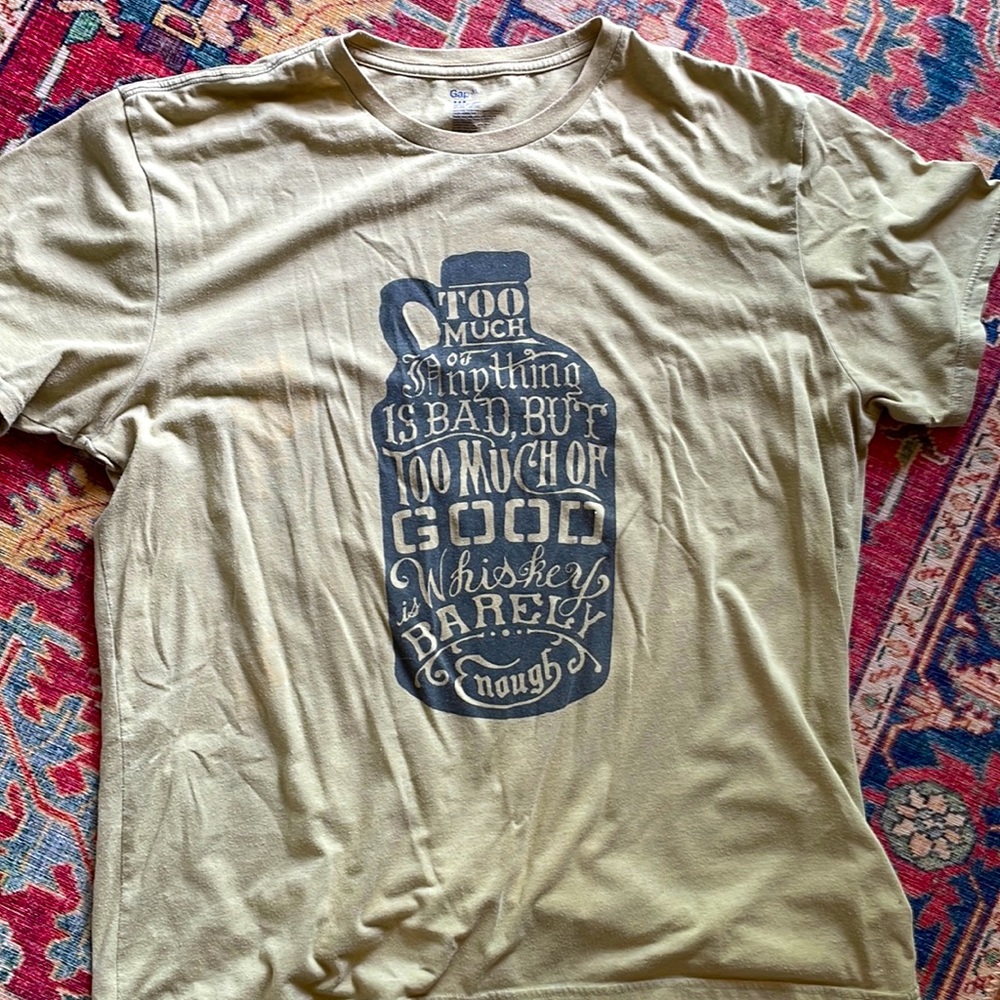 GAP whiskey tshirt